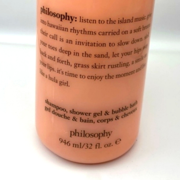 Philosophy Hula Girl Shampoo Shower Gel 32oz - Picture 3 of 8